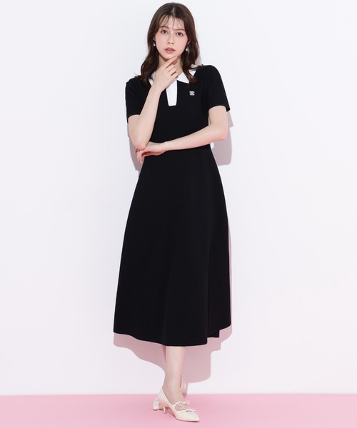 JILL by JILL STUART（ジルバイジルスチュアート）の「ポロシャツワンピース（ワンピース・レディース・ネイビー/ピンク/ブラック系その他・FREE）」の13枚目の写真