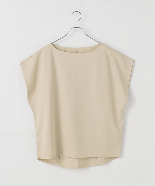 Spick & Span(スピックアンドスパン)の「《一部店舗+WEB限定》ポンチフレンチスリーブプルオーバー(Tシャツ/カットソー・レディース・ブラック/ホワイト/ベージュ・FREE)」の17枚目の写真