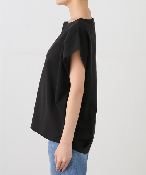Spick & Span(スピックアンドスパン)の「《一部店舗+WEB限定》ポンチフレンチスリーブプルオーバー(Tシャツ/カットソー・レディース・ブラック/ホワイト/ベージュ・FREE)」の7枚目の写真