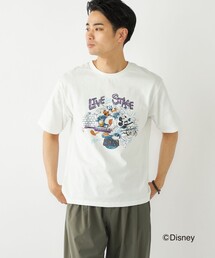 SHIPS Colors:ミッキーマウス プリント T