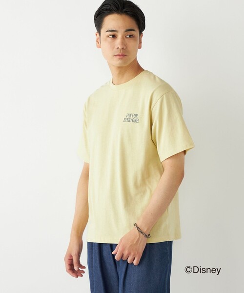 SHIPS Colors(シップス カラーズ)の「SHIPS Colors:ミッキーマウス プリント T(Tシャツ/カットソー・メンズ・ライトホワイト/ホワイト/ダークグレー/クリーム・MEDIUM/LARGE/X-LARGE)」の4枚目の写真