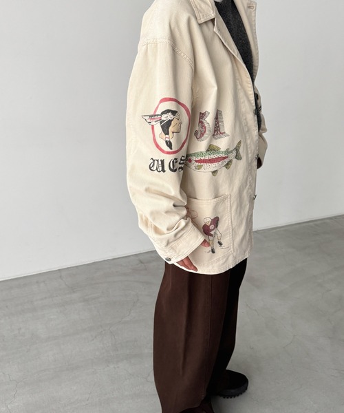 CANAL JEAN（キャナルジーン）の「WESTOVERALLS　AYD×WO メモリアルカバーオール（カバーオール・レディース・オフホワイト・LARGE）」の3枚目の写真