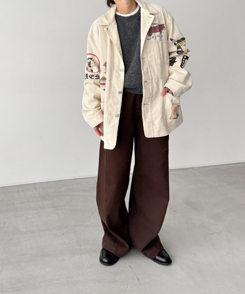 CANAL JEAN（キャナルジーン）の「WESTOVERALLS　AYD×WO メモリアルカバーオール（カバーオール・レディース・オフホワイト・LARGE）」の6枚目の写真