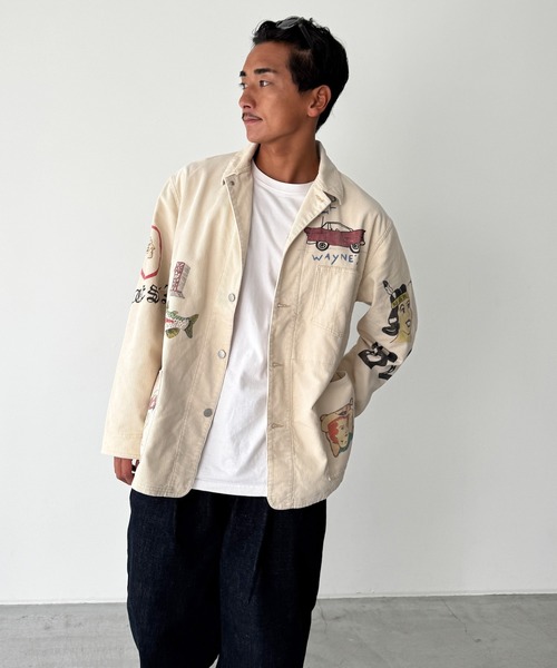 CANAL JEAN（キャナルジーン）の「WESTOVERALLS　AYD×WO メモリアルカバーオール（カバーオール・レディース・オフホワイト・LARGE）」の7枚目の写真