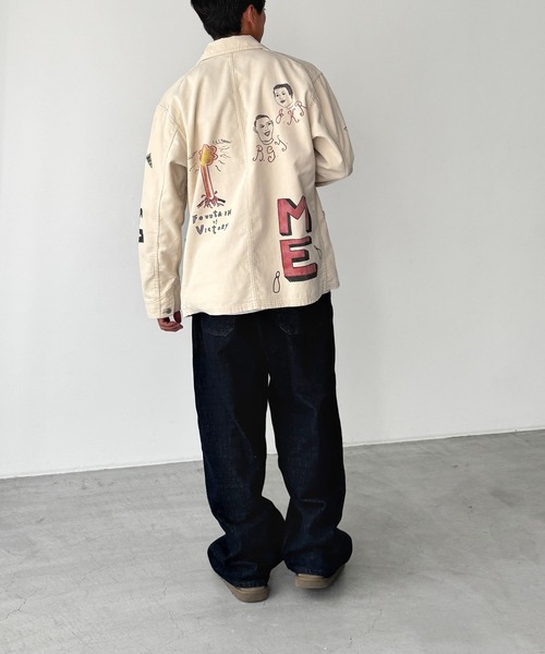 CANAL JEAN（キャナルジーン）の「WESTOVERALLS　AYD×WO メモリアルカバーオール（カバーオール・レディース・オフホワイト・LARGE）」の8枚目の写真