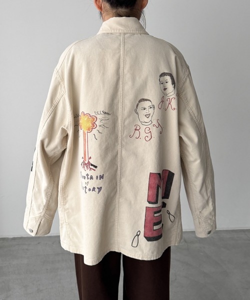 CANAL JEAN（キャナルジーン）の「WESTOVERALLS　AYD×WO メモリアルカバーオール（カバーオール・レディース・オフホワイト・LARGE）」の12枚目の写真