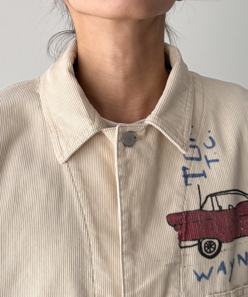 CANAL JEAN（キャナルジーン）の「WESTOVERALLS　AYD×WO メモリアルカバーオール（カバーオール・レディース・オフホワイト・LARGE）」の13枚目の写真