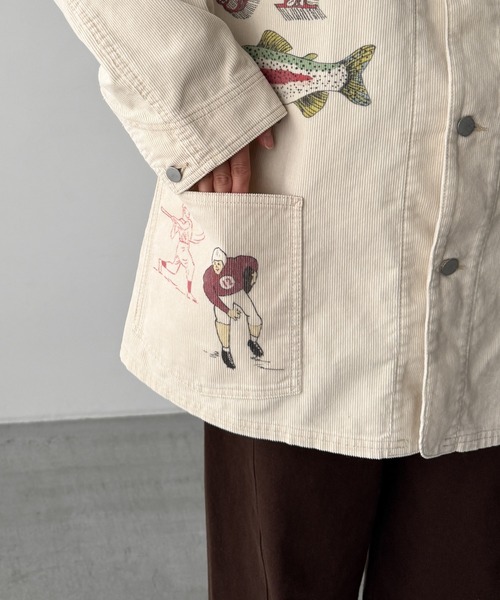 CANAL JEAN（キャナルジーン）の「WESTOVERALLS　AYD×WO メモリアルカバーオール（カバーオール・レディース・オフホワイト・LARGE）」の14枚目の写真