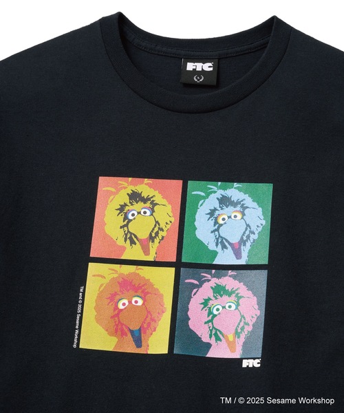 FTC（エフティーシー）の「SESAME STREET meets FTC / BIG BIRD TEE（Tシャツ/カットソー・メンズ・ホワイト/イエロー/ブラック・MEDIUM/LARGE/X-LARGE/SMALL）」の5枚目の写真