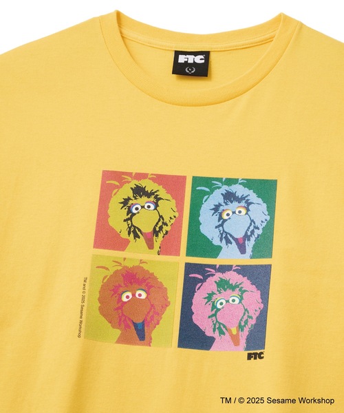 FTC（エフティーシー）の「SESAME STREET meets FTC / BIG BIRD TEE（Tシャツ/カットソー・メンズ・ホワイト/イエロー/ブラック・MEDIUM/LARGE/X-LARGE/SMALL）」の6枚目の写真