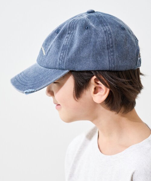 CIAOPANIC TYPY（チャオパニックティピー）の「【KIDS】ピグメントロゴ刺繍CAP（キャップ・キッズ・グリーン/レッド/ネイビー/アイボリー・ONE SIZE）」の19枚目の写真
