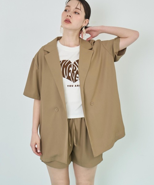anana ジャケット　ベージュ　ショートジャケット　アナナ JACKET/COAT | anana online store