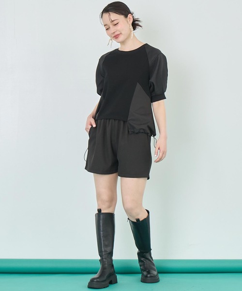 ANAP（アナップ）の「半袖 ジャケット & ショートパンツ セットアップ（セットアップ・レディース・ブラウン/ブラック・FREE）」の22枚目の写真