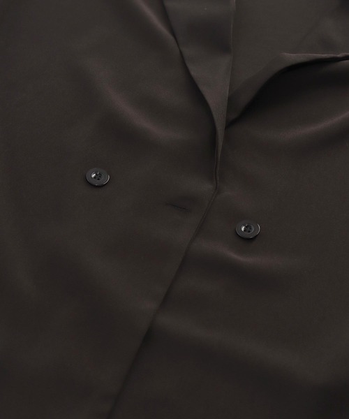 ANAP（アナップ）の「半袖 ジャケット & ショートパンツ セットアップ（セットアップ・レディース・ブラウン/ブラック・FREE）」の7枚目の写真