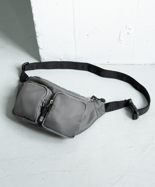 RODE SKO(ロデスコ)の「パラコードボディバッグ(ショルダーバッグ・メンズ・ブラック/グレー・ONE)」の2枚目の写真