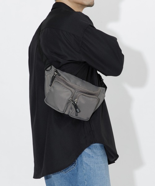 RODE SKO(ロデスコ)の「パラコードボディバッグ(ショルダーバッグ・メンズ・ブラック/グレー・ONE)」の3枚目の写真