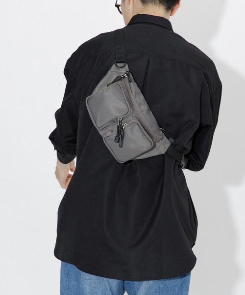 RODE SKO(ロデスコ)の「パラコードボディバッグ(ショルダーバッグ・メンズ・ブラック/グレー・ONE)」の6枚目の写真