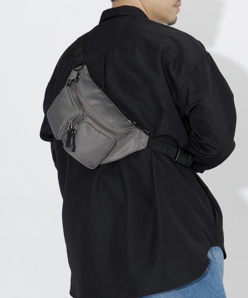 RODE SKO(ロデスコ)の「パラコードボディバッグ(ショルダーバッグ・メンズ・ブラック/グレー・ONE)」の7枚目の写真
