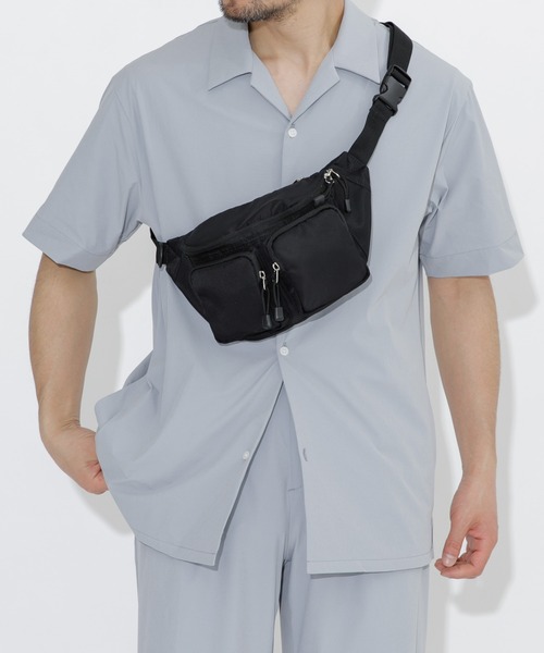 RODE SKO(ロデスコ)の「パラコードボディバッグ(ショルダーバッグ・メンズ・ブラック/グレー・ONE)」の12枚目の写真