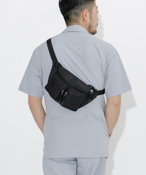 RODE SKO(ロデスコ)の「パラコードボディバッグ(ショルダーバッグ・メンズ・ブラック/グレー・ONE)」の15枚目の写真