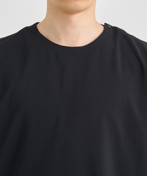 RAINMAKER（レインメーカー）の「【RAINMAKER/レインメーカー】PULL OVER S/S SHIRTEE（Tシャツ/カットソー・メンズ・グレー/ブラック・3/4）」の7枚目の写真