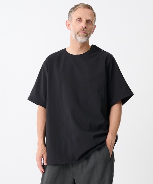 RAINMAKER(レインメーカー)の「【RAINMAKER/レインメーカー】PULL OVER S/S SHIRTEE(Tシャツ/カットソー・メンズ・グレー/ブラック・3/4)」の21枚目の写真