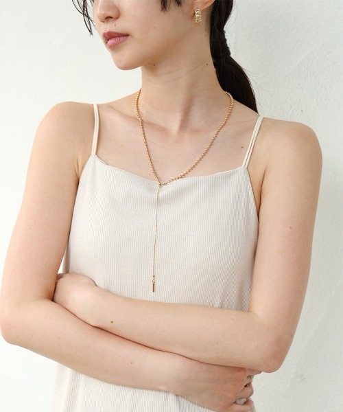 Bab（バブ）の「ボールチェーンデザインネックレス（ネックレス・レディース・シルバー/ゴールド・ONESIZE）」の15枚目の写真