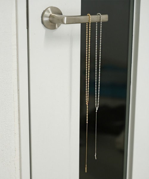 Bab（バブ）の「ボールチェーンデザインネックレス（ネックレス・レディース・シルバー/ゴールド・ONESIZE）」の16枚目の写真