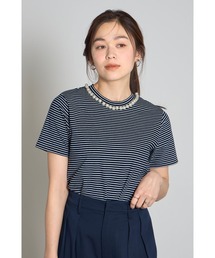 パール付きTシャツ