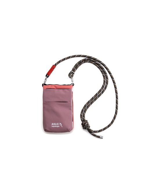 topologie スマホショルダーバッグ ブラウン Topologie x Aigle Trio Colour Phone Sacoche / 8.0mm Rope