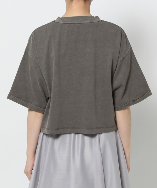 mysty woman（ミスティウーマン）の「フラワーモチーフTシャツ　572883（Tシャツ/カットソー・レディース・ホワイト系その他/グレー系その他/オフホワイト/グレー・FREE）」の18枚目の写真