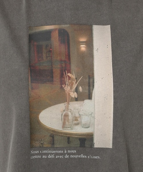 mysty woman（ミスティウーマン）の「フラワーモチーフTシャツ　572883（Tシャツ/カットソー・レディース・ホワイト系その他/グレー系その他/オフホワイト/グレー・FREE）」の13枚目の写真