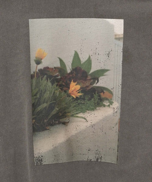 mysty woman（ミスティウーマン）の「フラワーモチーフTシャツ　572883（Tシャツ/カットソー・レディース・ホワイト系その他/グレー系その他/オフホワイト/グレー・FREE）」の10枚目の写真