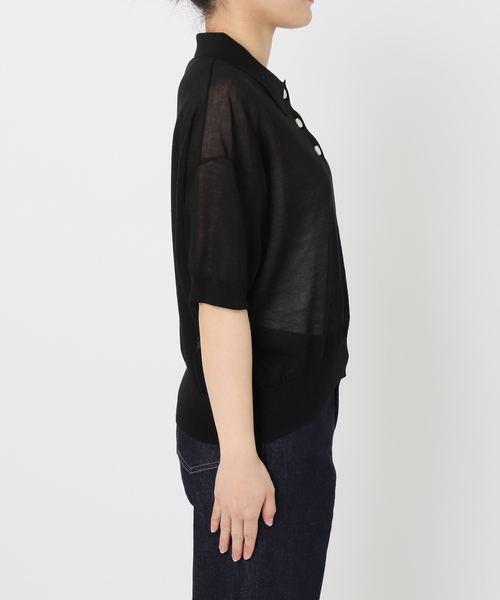 B.C STOCK(ベーセーストック)の「手洗い可 / シアースキッパープルオーバー(ニット/セーター・レディース・レッド/ブラック/アイボリー・FREE)」の7枚目の写真