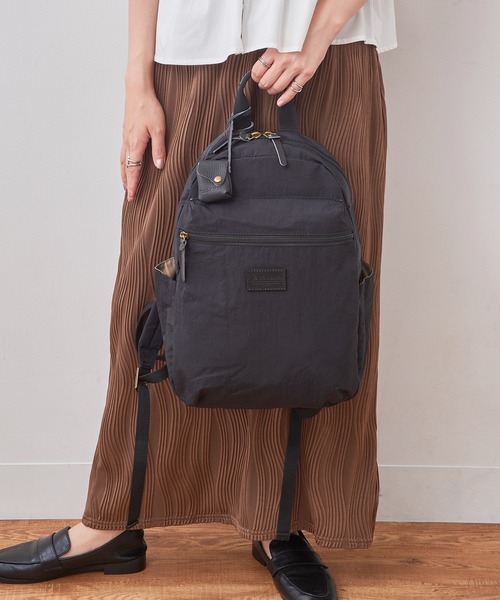 toleur（トーラ）の「【toleur】リンクルナイロンCリュック 11994（バックパック/リュック・レディース・ブラック/ブラウン/オリーブ・FREE）」の6枚目の写真