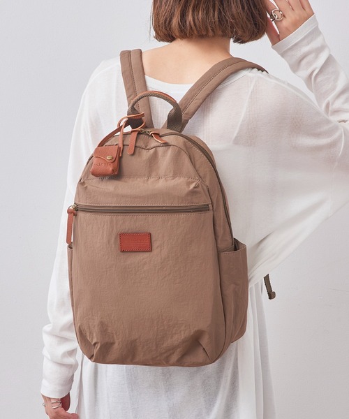 toleur（トーラ）の「【toleur】リンクルナイロンCリュック 11994（バックパック/リュック・レディース・ブラック/ブラウン/オリーブ・FREE）」の9枚目の写真