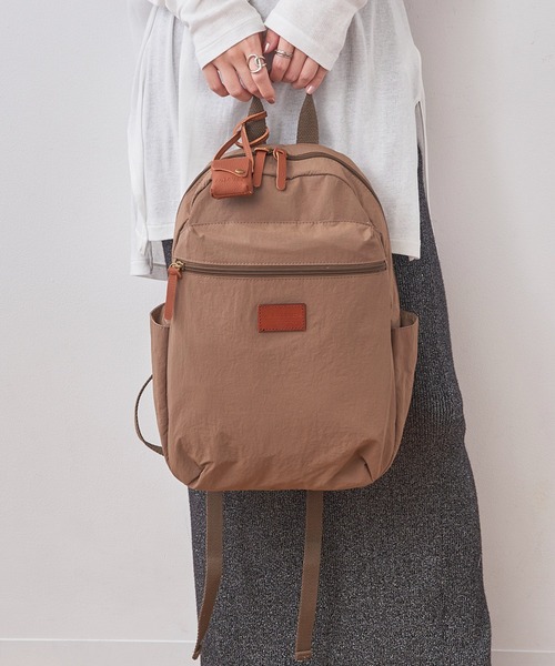toleur（トーラ）の「【toleur】リンクルナイロンCリュック 11994（バックパック/リュック・レディース・ブラック/ブラウン/オリーブ・FREE）」の11枚目の写真