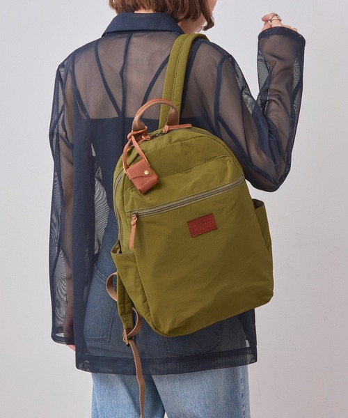 toleur（トーラ）の「【toleur】リンクルナイロンCリュック 11994（バックパック/リュック・レディース・ブラック/ブラウン/オリーブ・FREE）」の15枚目の写真