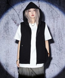 EFFECTION(GtFNV)EFFECTION // nosleeve sweat zip hoodieqm[X[u XEFbg Wbv t[fBr(p[J[)