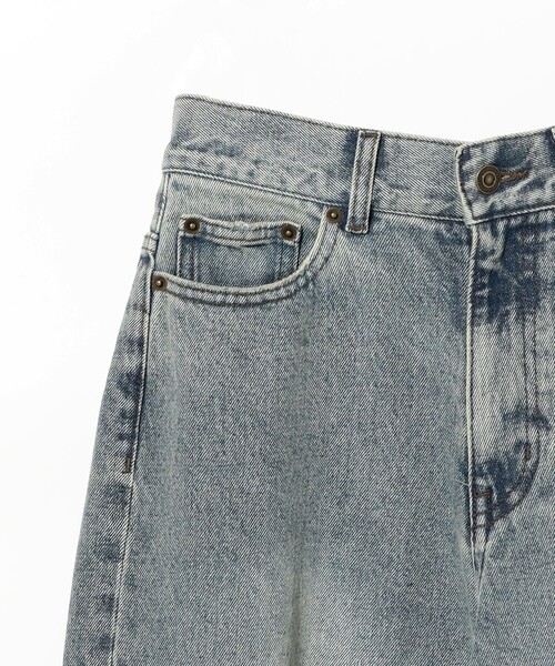 B:MING by BEAMS(ビーミングバイビームス)の「ダメージ デニムパンツ(S~M)(デニムパンツ・レディース・ライトブルー/ブラック・MEDIUM/SMALL)」の14枚目の写真