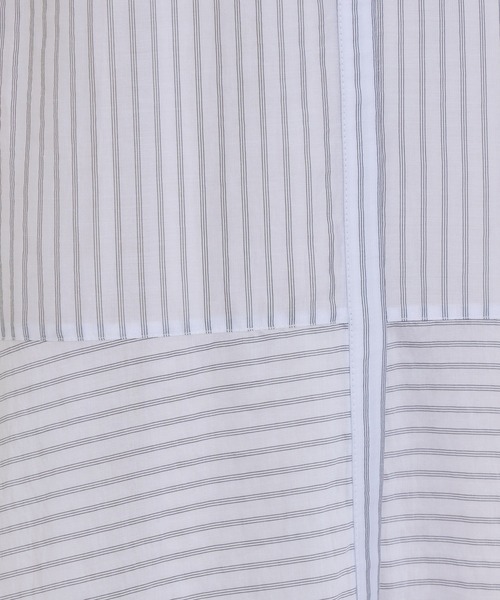 KATHARINE ROSS（キャサリンロス）の「【KATHARINE ROSS】シアーブライトドビーストライプワンピース（ワンピース・レディース・ホワイト/ベージュ/ブルー・MEDIUM）」の18枚目の写真