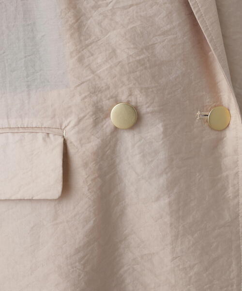 FREE'S MART(フリーズマート)の「〈MFM〉金ボタンシアー半袖シャツジャケット(テーラードジャケット・レディース・ベージュ/ネイビー・FREE)」の20枚目の写真