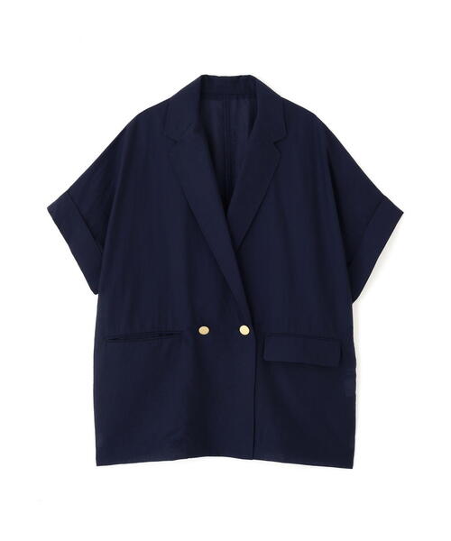 FREE'S MART(フリーズマート)の「〈MFM〉金ボタンシアー半袖シャツジャケット(テーラードジャケット・レディース・ベージュ/ネイビー・FREE)」の21枚目の写真