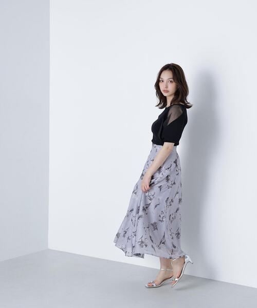 NATURAL BEAUTY BASIC(ナチュラルビューティーベーシック)の「◇シアーレイヤースリーブニット(ニット/セーター・レディース・ブラック/ブラウン/ベージュ/オフホワイト・FREE)」の10枚目の写真