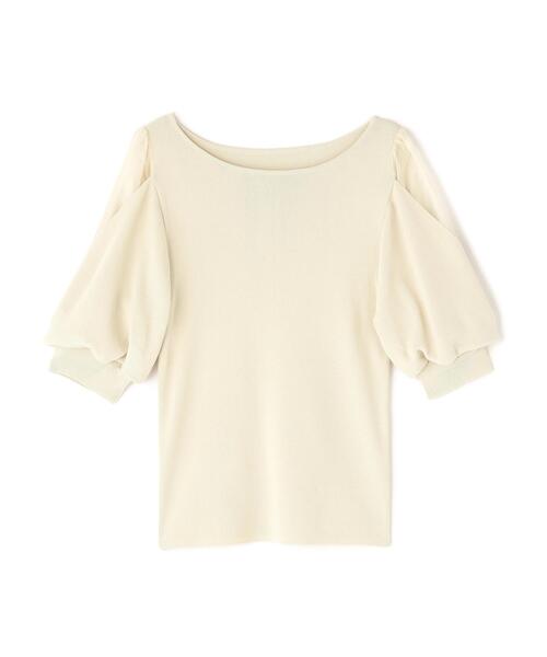 NATURAL BEAUTY BASIC(ナチュラルビューティーベーシック)の「◇シアーレイヤースリーブニット(ニット/セーター・レディース・ブラック/ブラウン/ベージュ/オフホワイト・FREE)」の16枚目の写真