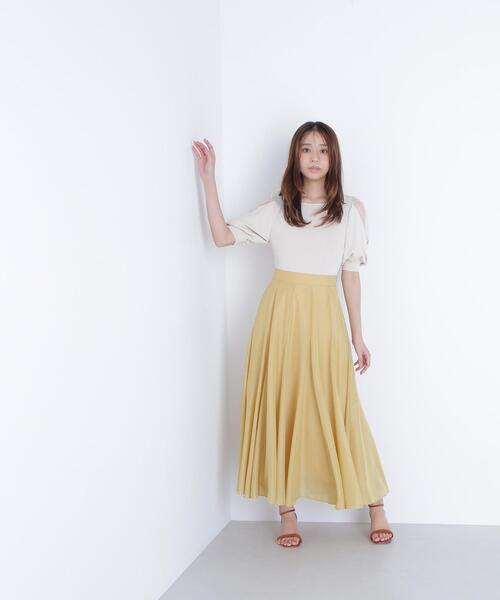 NATURAL BEAUTY BASIC(ナチュラルビューティーベーシック)の「◇シアーレイヤースリーブニット(ニット/セーター・レディース・ブラック/ブラウン/ベージュ/オフホワイト・FREE)」の17枚目の写真