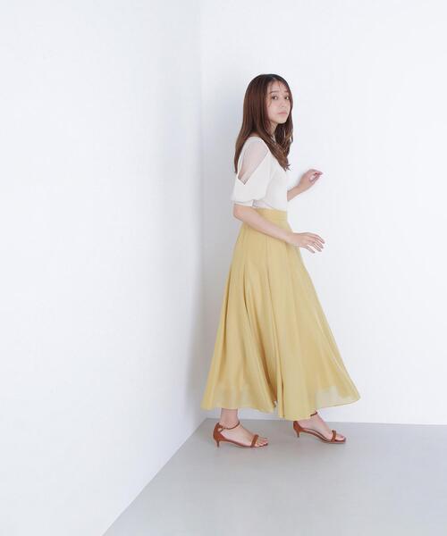 NATURAL BEAUTY BASIC(ナチュラルビューティーベーシック)の「◇シアーレイヤースリーブニット(ニット/セーター・レディース・ブラック/ブラウン/ベージュ/オフホワイト・FREE)」の19枚目の写真