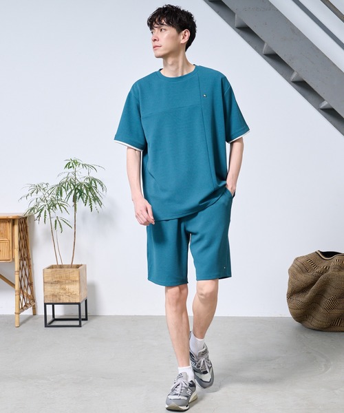 Arnold Palmer（アーノルドパーマー）の「ドライワッフル ショートパンツ（その他パンツ・メンズ・ネイビー/グリーン/ブラック・LL/L/M）」の7枚目の写真