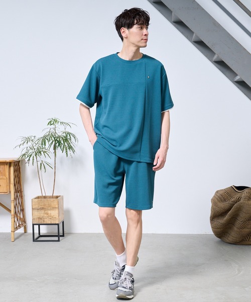 Arnold Palmer（アーノルドパーマー）の「ドライワッフル ショートパンツ（その他パンツ・メンズ・ネイビー/グリーン/ブラック・LL/L/M）」の8枚目の写真