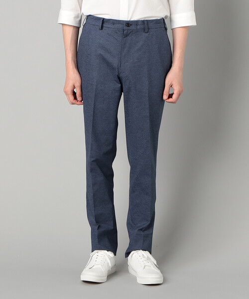 COMME CA MEN（コムサメン）の「【セットアップ対応】エアードットジャージープリント テーパードパンツ（スラックス・メンズ・ネイビー/チャコールグレー・M/S/L）」の12枚目の写真